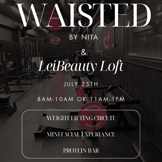 Wellness social 7/25 11am at LeiBeauty Loft in Wenatchee, WA